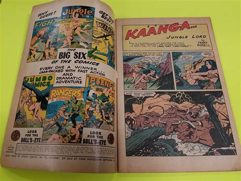 Jungle Comics 57 Golden Age Good Girl Fiction House Comic 1944 Vg Ebay