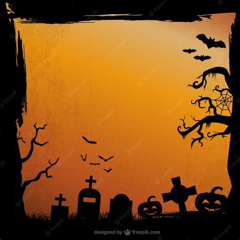 Free Vector Grunge Halloween Background