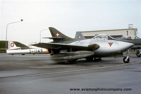 The Aviation Photo Company Vampire De Havilland Swiss Air Force