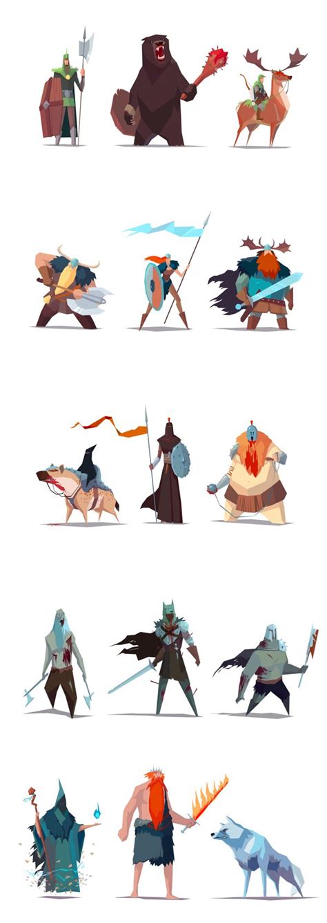 Game Character Design Digital Art Fantasy Character Design