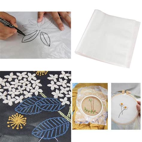 Cheap 10sheets Diy Embroidery Transfer Paper Copy Pattern Tracing Paper