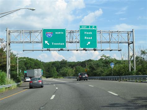 New Jersey Interstate 295 Northbound Cross Country Roads