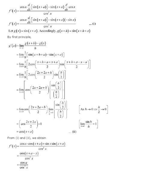 Limits And Derivatives Class 11 Mathematics Ncert Solutions