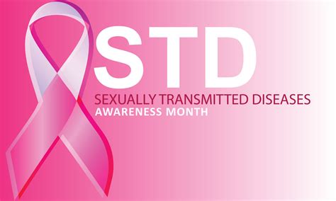 april is sexually transmitted diseases awareness month template for