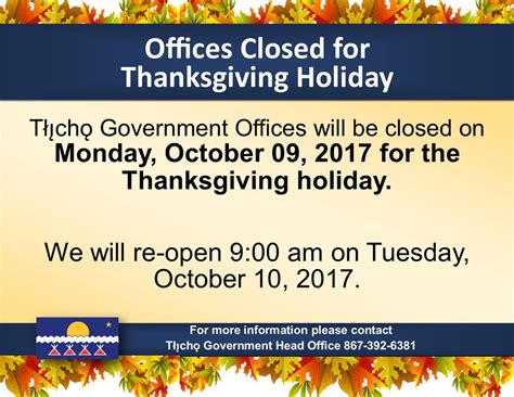 Out Of Office Thanksgiving Message