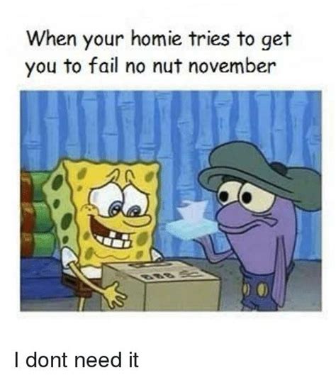 Funniest No Nut November Memes