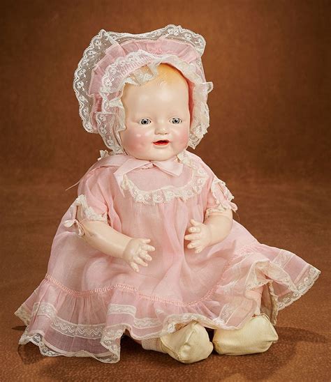 American Composition Baby Dimples By Horsman In Original Costume With