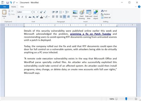 Download Microsoft Wordpad App For Free