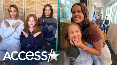 Jessica Albas Lookalike Daughters Are All Grown Up In Photo Celebrating International Womens
