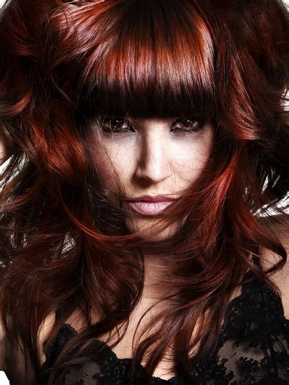 A Hair Change On Pinterest Dark Red Hair Red Hair And