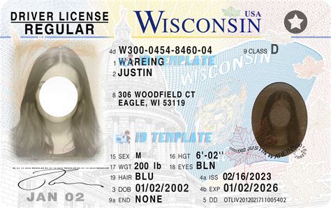 Wisconsin Driving License Psd Template New 1200dpi Driving License
