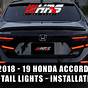 Tail Light Honda Accord 2018