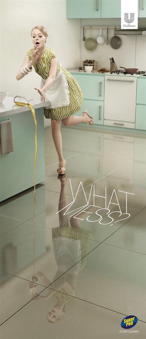 Super Pell地板清洁剂广告 设计之家