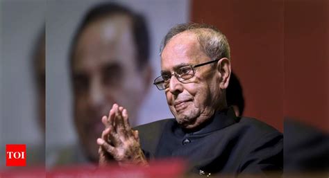 Pranab Mukherjees Book The Presidential Years To Be Released On Birth Anniversary Times Of India