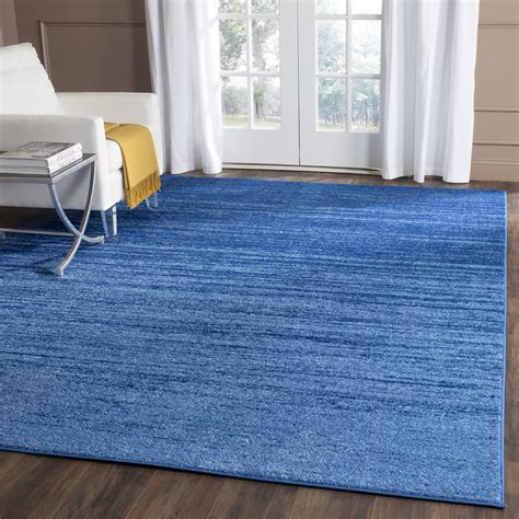 safavieh adirondacks light blue dark blue area rug and reviews wayfair
