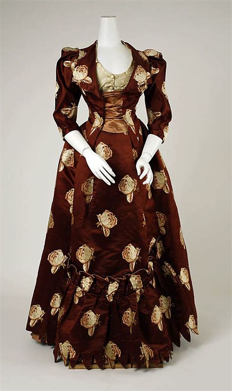 All The Pretty Dresses Late 1880s Bustle Era Dress Worth
