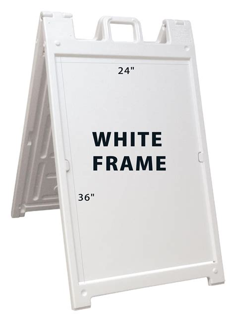 Full Color Custom A Frame Sign 24x36 Sign Holder Sidewalk Sign