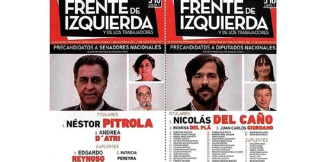Frente De Izquierda Lista De Candidatos A Senador Por Buenos Aires