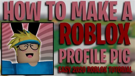 How To Make A Roblox Pfp 2021 Youtube