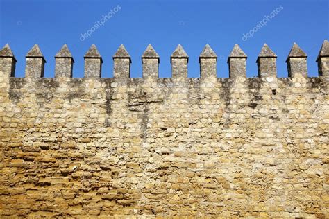 Ancient Roman Stone Castle Walls Stock Photo By ©toucanet 77209415