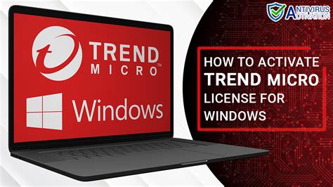Quick Activation Start Guide How To Activate Trend Micro License For