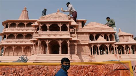 Ram Mandir Consecration Rituals In Ayodhya Begin Ram Lalla Idol To Be Placed In Garbh Griha