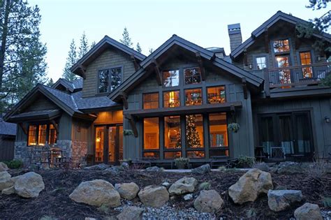 Craftsman Mountain House Plan With Four Master Suites And Baths