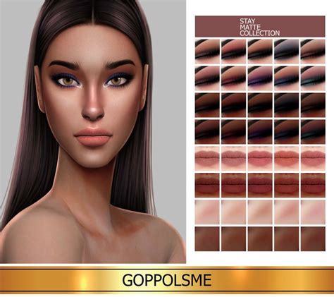 Gpme Gold Stay Matte Collection • Download At Goppolsme Patreon No Ad