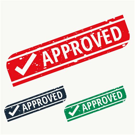 Approval Stamp Icon