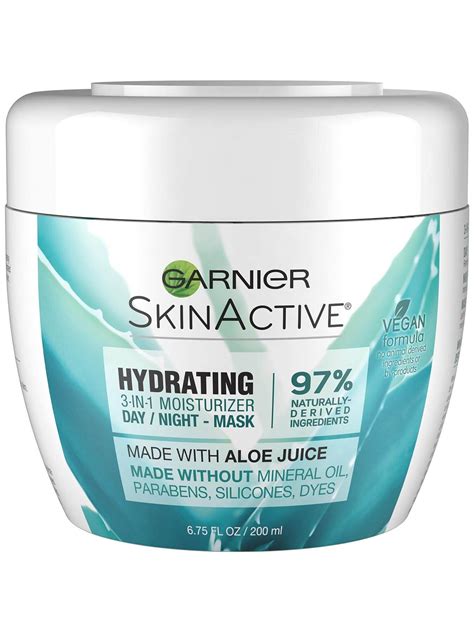 Hydrating 3 In 1 Aloe Moisturizer And Face Mask Garnier