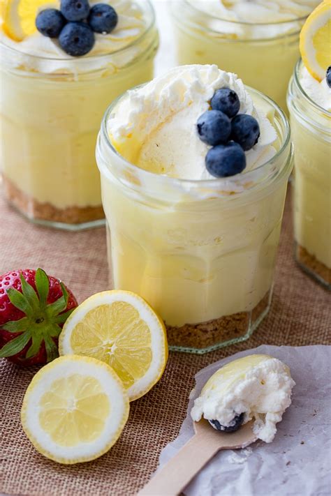 Lemon Cheesecake Mousse Parfaits Nourish And Fete