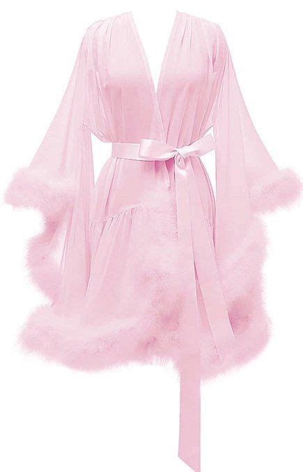 Pink Lace Robe With Fur Pink Outfits Pretty Outfits Cute Outfits
