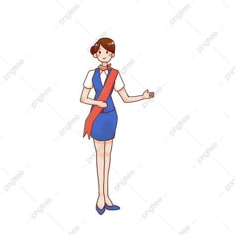 お嬢様を迎えるために職業服の女性の手描きをします。イラスト画像とpsdフリー素材透過の無料ダウンロード pngtree