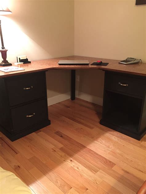 Aliya Diys Diy Built In Corner Desk With Cabinets