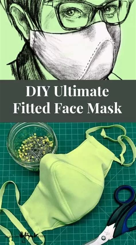 Diy Ultimate Fitted Face Mask Made By Barb Unique Designer Pattern