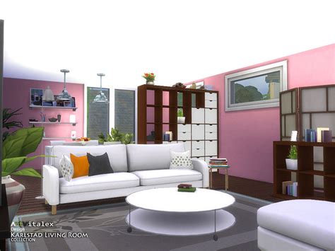 Sims 4 Ccs The Best Living Room By Artvitalex