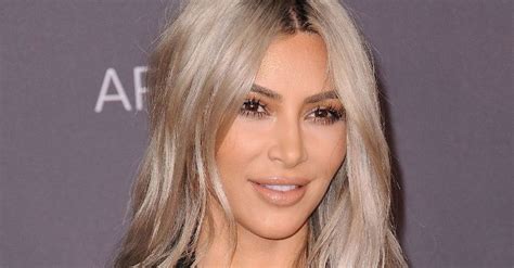 Kim Kardashian Wests New Silver Lob Is Perfect