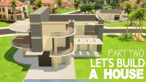 The Sims 4 Lets Build A House Part 2 Youtube