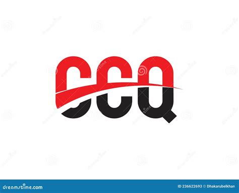 Ccq Letter Initial Logo Design Vector Illustration Stock Vector