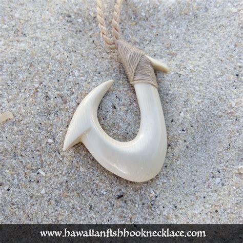 Traditional Hawaiian Makau Hook Hawaiian Fish Hook Necklace
