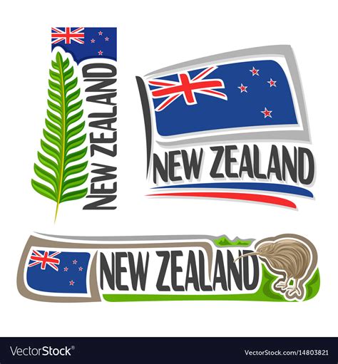 Logo New Zealand Royalty Free Vector Image Vectorstock