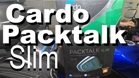 Cardo Packtalk Slim Review Youtube