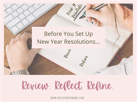 Review Reflect Refine Building Up Moms