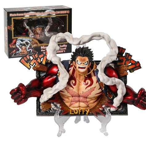 One Piece Monkey D Luffy Gear Fourth 3d Photo Frame Anime Figure Statue