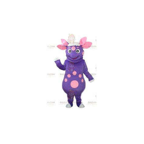 Biggymonkey Mascot Costume Purple And Pink Alien Sizes L 175 180cm