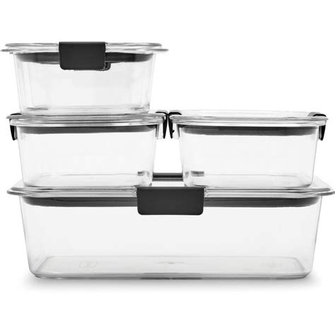 Rubbermaid Brilliance Tritan Food Storage Containers 10 Piece Variety