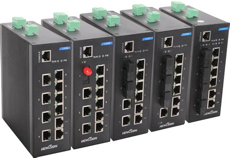 Metal Casing Industrial Poe Switch 8023at Cli Management 8 Port Poe