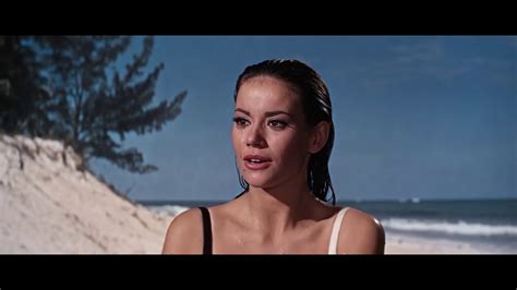 Claudine Auger Underwater Scuba Date With Sean Connery James Bond