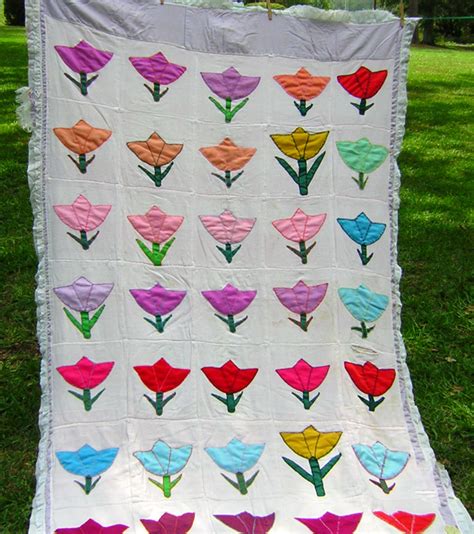 My Southern Quilts Tulip Applique Quilt