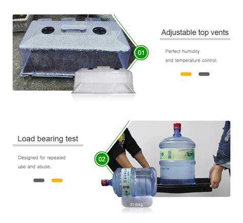Using seeding nursery box can easily centralized management, saving time and effort, and it is easy and safe to use with long service life. Hot Sale Clear Plastic Paddy Rice Seedling Tray Dome Lid ...